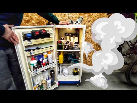 Видео: Самодельный тёплый шкаф из старого холодильника