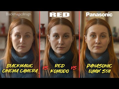 Видео: Решающая битва камер: Blackmagic 6K против Red Komodo против Panasonic S5 Mark 2