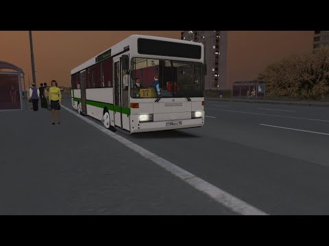 Видео: Omsi 2 Чистогорская Область. 088 ADZ 18 Mercedes-Benz O405 маршрут 17