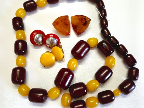 Видео: 128. Самые дорогие пластиковые бусы. Бакелит и фатуран - в чем отличия?