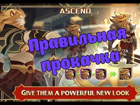 Видео: AFK ARENA - гайд "Как правильно качать героев".