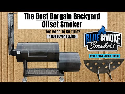 Видео: Лучшая по выгодной цене коптильня для заднего двора — The Blue Smoke Smoker