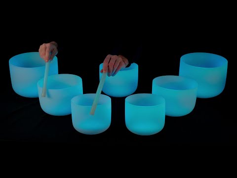 Видео: Хрустальные чаши для глубокого сна 🌀 Спокойные целебные звуки 432 Hz