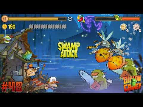 Видео: Прохождение игры Swamp Attack (Android) #48 (Обманный манёвр)