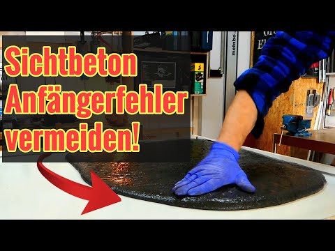 Видео: Идеальный открытый бетон - эти 9 ошибок новичков, которых следует избегать!