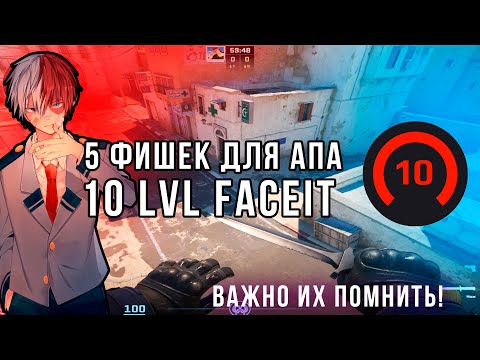 Видео: 5 ФИШЕК ДЛЯ АПА 10 LVL FACEIT В CS2