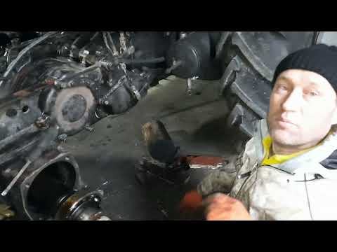 Видео: МТЗ ехал назад и слышен был стук! Откуда он,и что это было!!!