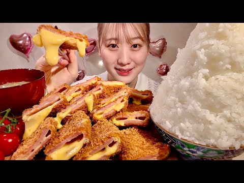 Видео: ASMR жареный сыр spam【русские субтитры】【Mukbang/ Eating Sounds】