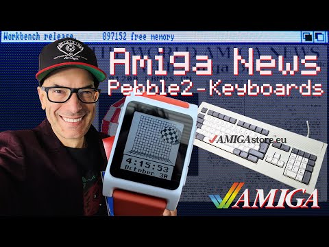 Видео: Еще БОЛЬШЕ новых клавиатур Amiga, Boing Ball на часах, нового оборудования, игр и других новостей...