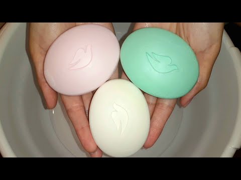 Видео: ASMR DOVE☁️Soap Washing/Lathering Soap🕊/АСМР Мыление Воздушного  Dove