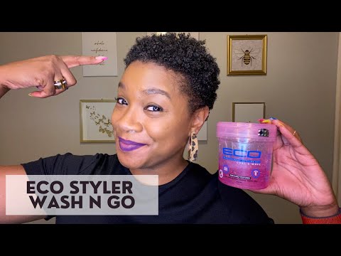 Видео: Гель для укладки волос Eco Styler Curl & Wave Wash N Go для натуральных волос (тип 4)