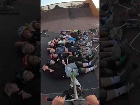 Видео: Сколько райдеров уложил Арсен?  #skatepark