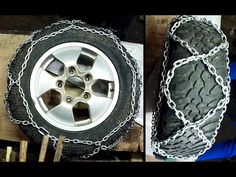 Видео: Цепи противоскольжения за 1 час!