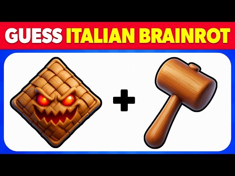 Видео: Угадай ИТАЛЬЯНСКОГО МОЗГА Мемы по Emojis 🧠😎 Викторина Brainrot 🤯 | Балерина Капучино 🩰 Тралалеро 🦈..