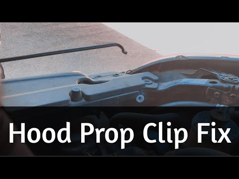 Видео: Установка зажима тяги подпорки капота на мой Honda CR-V 2004 года выпуска