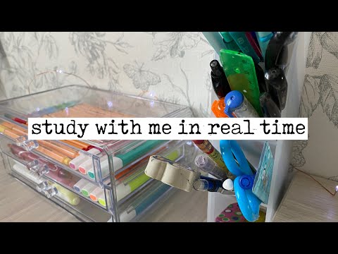 Видео: REAL TIME study with me (с музыкой) // Учись Со Мной В Реальном Времени