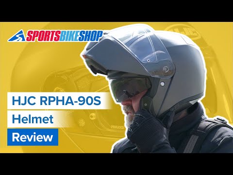 Видео: Обзор мотоциклетного шлема HJC RPHA-90S — Sportsbikeshop
