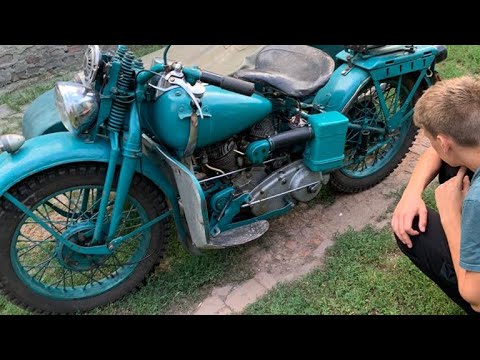 Видео: Обзор на редкий мотоцикл Harley-Davidson WLA 42 1942 года.