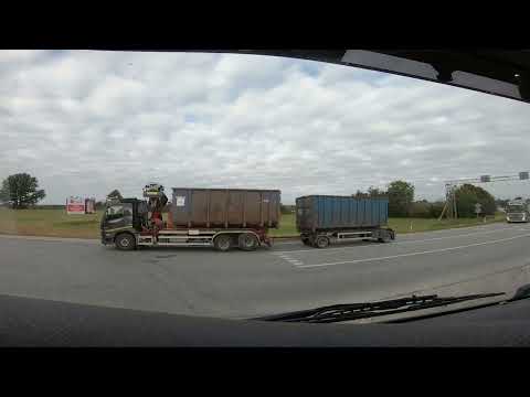 Видео: Из Добеле в Салдус через Броцены Тайм Лапс