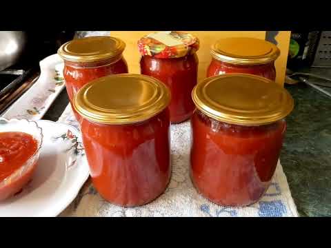 Видео: Очень вкусный кетчуп.