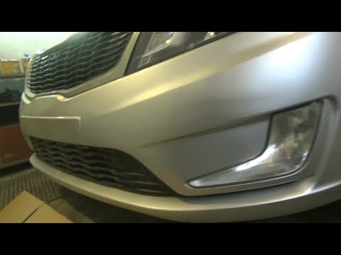 Видео: Как снять передний бампер  Kia Rio III.
