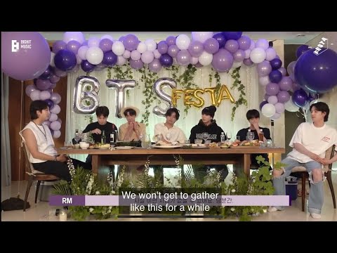 Видео: УЖИН BTS FESTA 2022 - РУССКАЯ ОЗВУЧКА. 14.06.2022