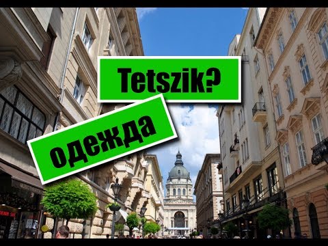 Видео: Венгерский язык. Глагол TETSZIK. Лексика "Одежда"