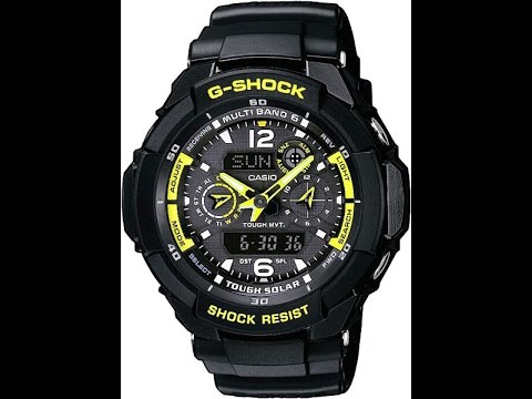 Видео: Обзор и настройка часов Casio G-shock GW-3500B-1A [5173]
