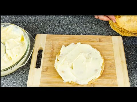 Видео: Крем для Наполеона со сгущенкой. Napoleon cake recipe.