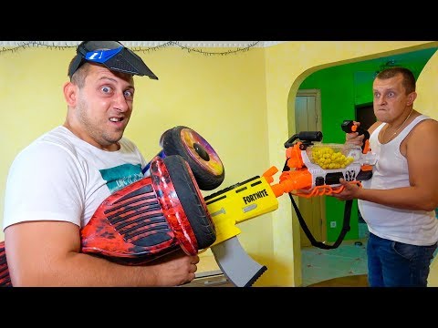 Видео: Лысый СТЫРИЛ ВСЕ нерфы. КОЛЯн его ЗАПЕР. НЕРФ БИТВА.