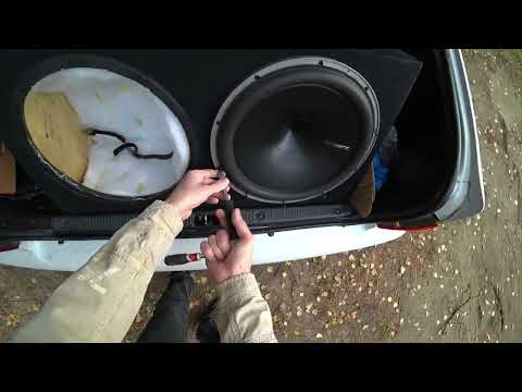 Видео: Синтепон мне в сабвуфер Hertz hx380d 2x15
