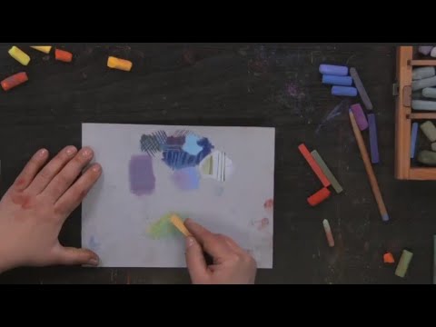 Видео: Как смешивать сухую пастель на бумаге. Рассказывает художник Анна Лапыгина