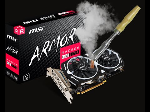 Видео: Ремонт MSI RX 570 armor 8gb. Все питания есть, не определяется, кулера не крутятся.