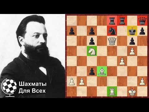 Видео: Шахматы. ГЕНИАЛЬНАЯ КОМБИНАЦИЯ Михаила Чигорина!
