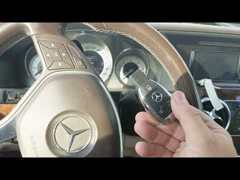 Видео: Изготовление дубликата ключа зажигания для MERCEDES GLK 2014 модельного года.