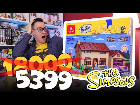 Видео: LEGO Simpsons (LEPIN) за 5399р - не покупай пока не посмотришь