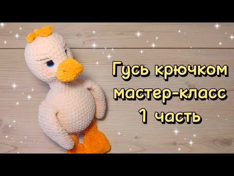 Видео: ГУСЬ крючком. Мастер-класс. 1 часть.