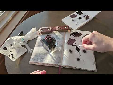 Видео: Долгожданные чернила для перьевой ручки! J. HERBIN Shogun