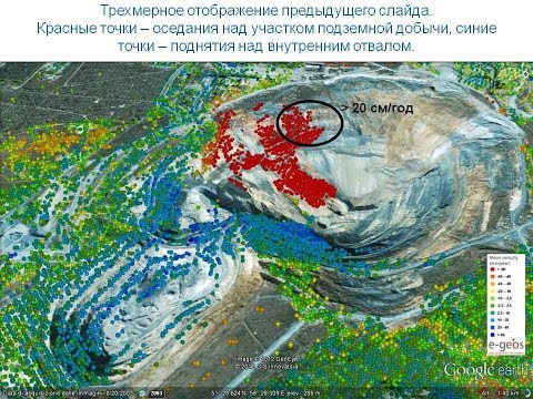 Видео: Космический радарный мониторинг смещений земной поверхности и сооружений. Юрий Кантемиров, Совзонд