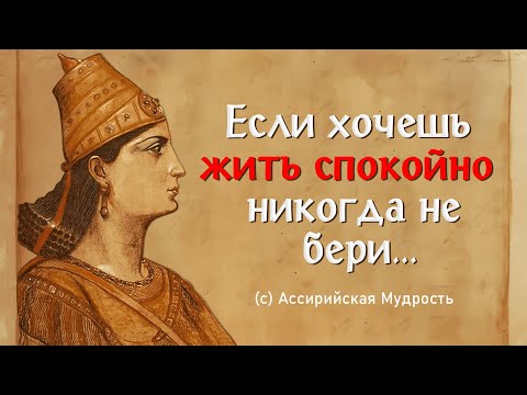Видео: Короткие и Необыкновенно Мудрые Ассирийские Пословицы и Поговорки | Великая Ассирийская Мудрость