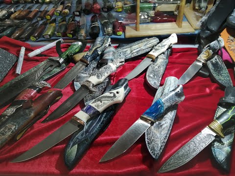 Видео: Ножи, на выставке Охота и рыболовство на Руси 2025.