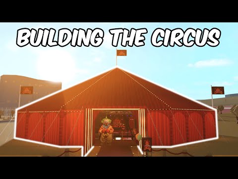 Видео: СТРОИТЕЛЬСТВО ЦИРКА В БЛОКСБУРГЕ