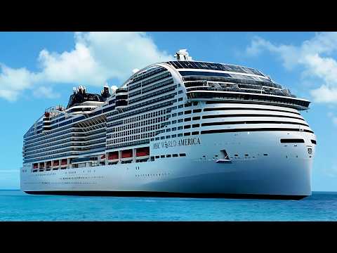 Видео: MSC World America: новейший круиз класса люкс по Карибскому морю | Самый большой корабль MSC Cruises