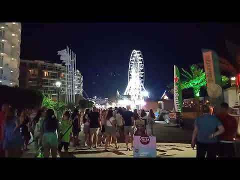 Видео: Разходка по крайбрежната на Слънчев бряг. A walk along the Sunny Beach coastline.