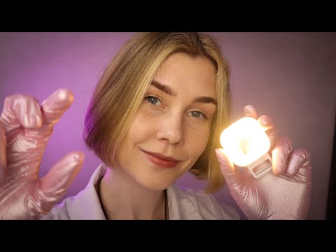 Видео: 👩‍⚕️АСМР детальный осмотр кожи лица┃доктор дерматолог┃ASMR skin face examination