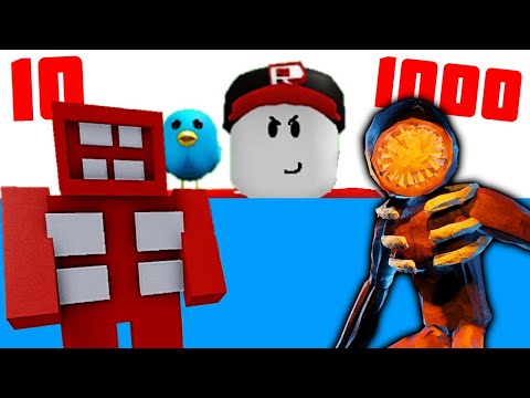 Видео: Постройки из 10 100 1000 Блоков в Build a Boat Roblox