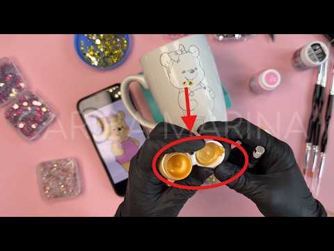 Видео: Інкрустація чашки стразами ЧАСТИНА 7 💎 Прокрас чашки під інкрустацію та підбір страз 💎 Каріба Марина