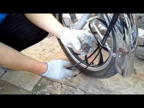 Видео: Скрип передней вилки мопеда Орион, ролик N° 10 САМ