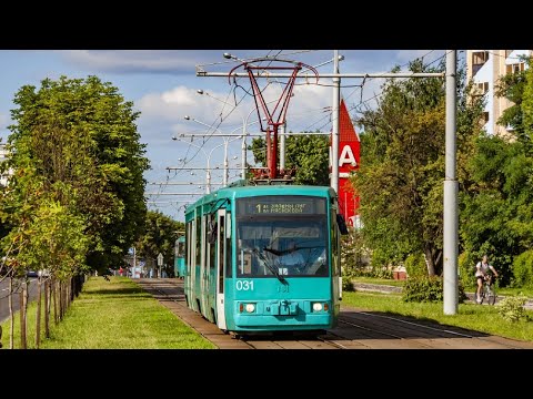 Видео: Трамвай Мінска БКМ-743, парк. №031, маршрут №11