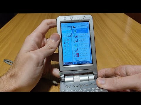 Видео: Sony CLIE PEG-NX80V. Карманный ПК с флипом на Palm OS (2003)